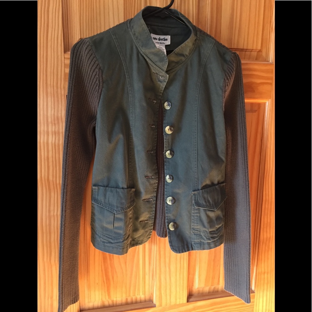 Girls Mixed Media Sweater